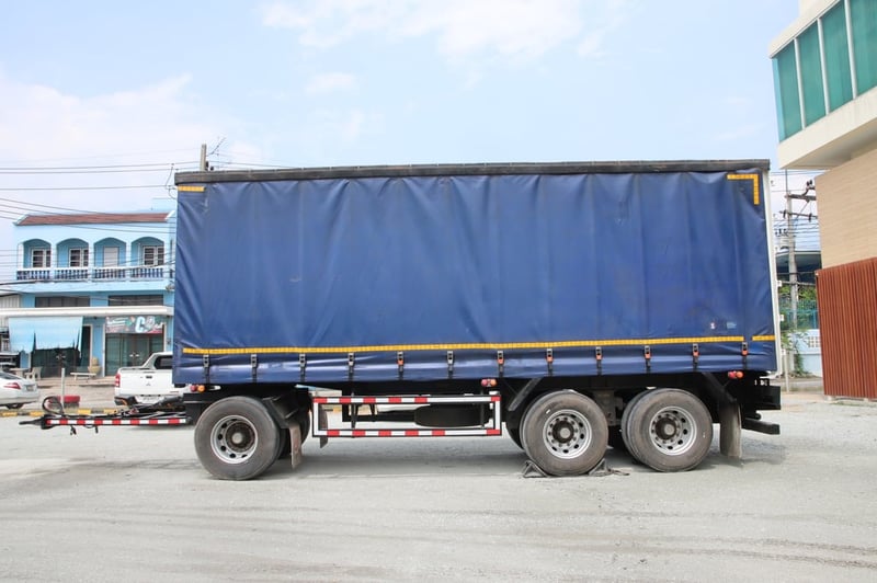 👉 #หางตู้ผ้าใบ_สามเพลา อู่ สามมิตร ปี 2567  (5507)