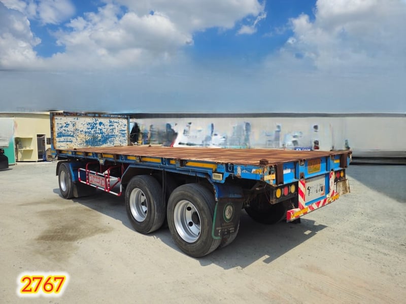 หางพ่วงพื้นเรียบ สามเพลา อู่ ซุ่นชัย ปี 2559 (2767) หางพ่วงพื้นเรียบ สามเพลา อู่ ซุ่นชัย ปี 2559 (2767)