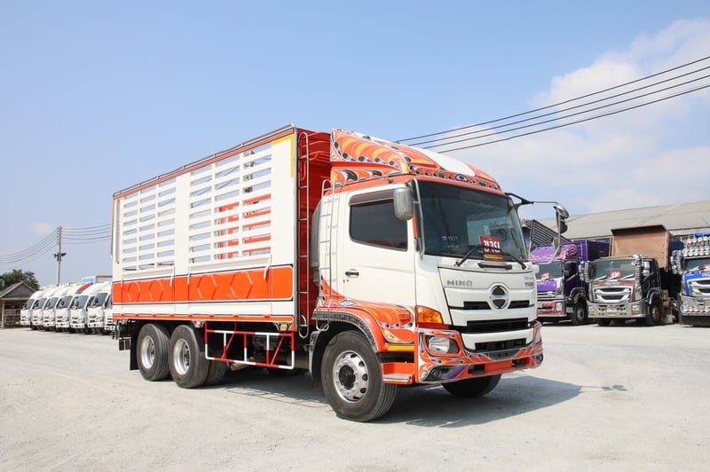 🔥 #สิบล้อคอก_HINO  FL8J 260 แรง ปี 2559  (2895)