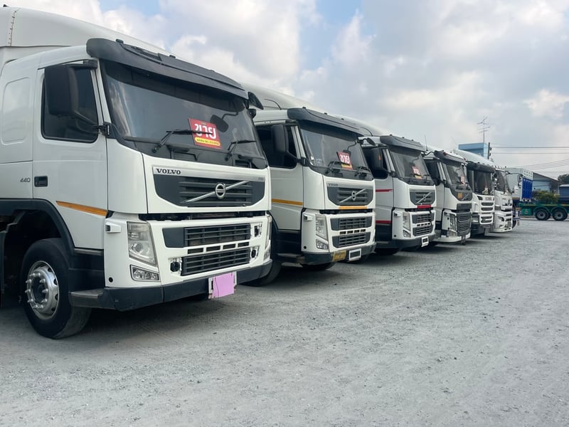 #Vาย 12 ล้อกระบะคอก Volvo FM 440 แรงม้า ปี 56 (2922)