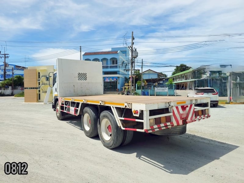 ‼️สิบล้อพื้นเรียบ ISUZU FVM 240แรง ปี 2557 (0812)