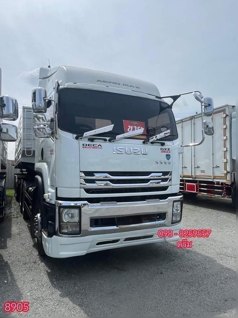 ‼️  สิบล้อหัวลาก ISUZU GXZ 360 แรง ปี 2560  (8905)