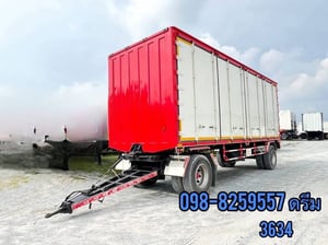 🇨🇷 หางพ่วงตู้สิบบาน สองเพลา อู่ ปิติ ปี 2565  (3634)