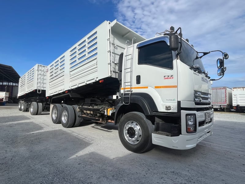 💥 กระบะสามมิตร  สิบล้อดั้มพ์ ISUZU FXZ 360 แรง ปี 2565 (3843,3844)