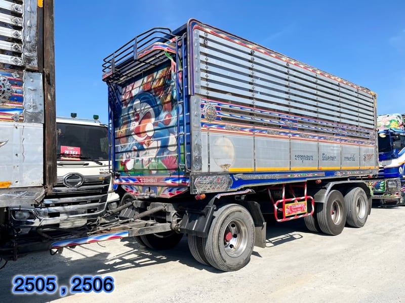 สิบสองล้อดั้มพ์พ่วงแม่ลูก  Isuzu Fyh 360 แรง (2505,2506)