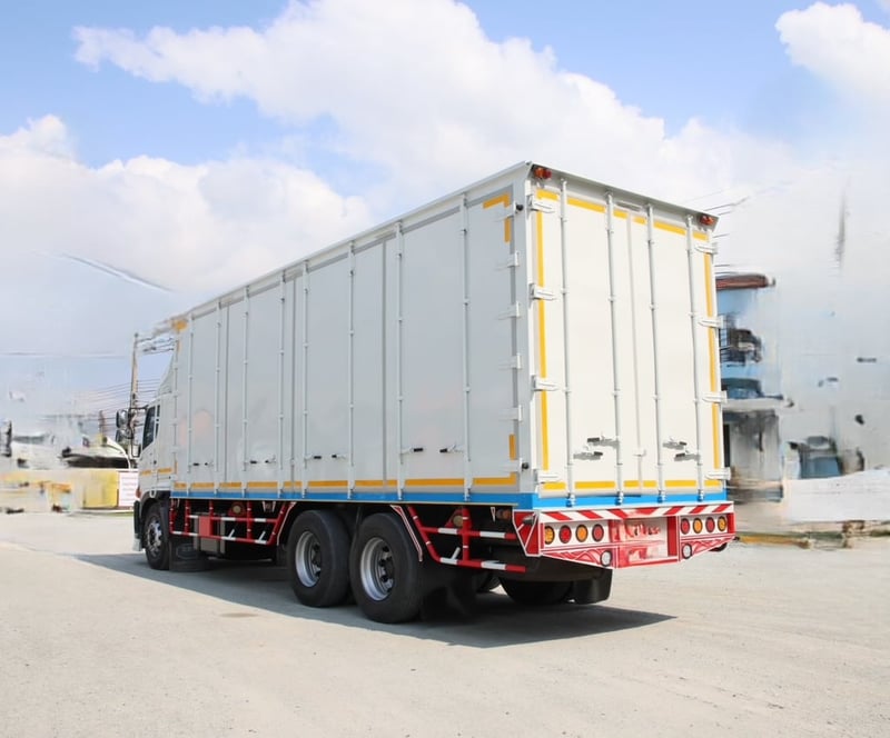 สิบล้อตู้สิบบาน HINO FL8J 260 แรง 2561 (2716)