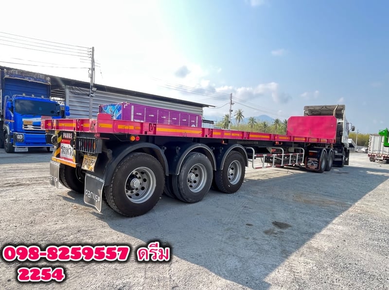 หางพื้นเรียบ สามเพลา อู่พนัส ปี 2565 (2254) หางพื้นเรียบ สามเพลา อู่พนัส ปี 2565 (2254)