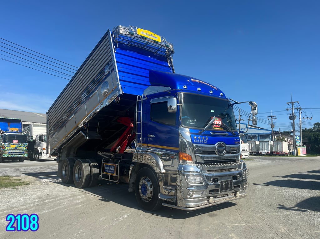 ‼️สิบล้อดั้มพ์ HINO FM1A 344 แรง ปี 2566  (2108)