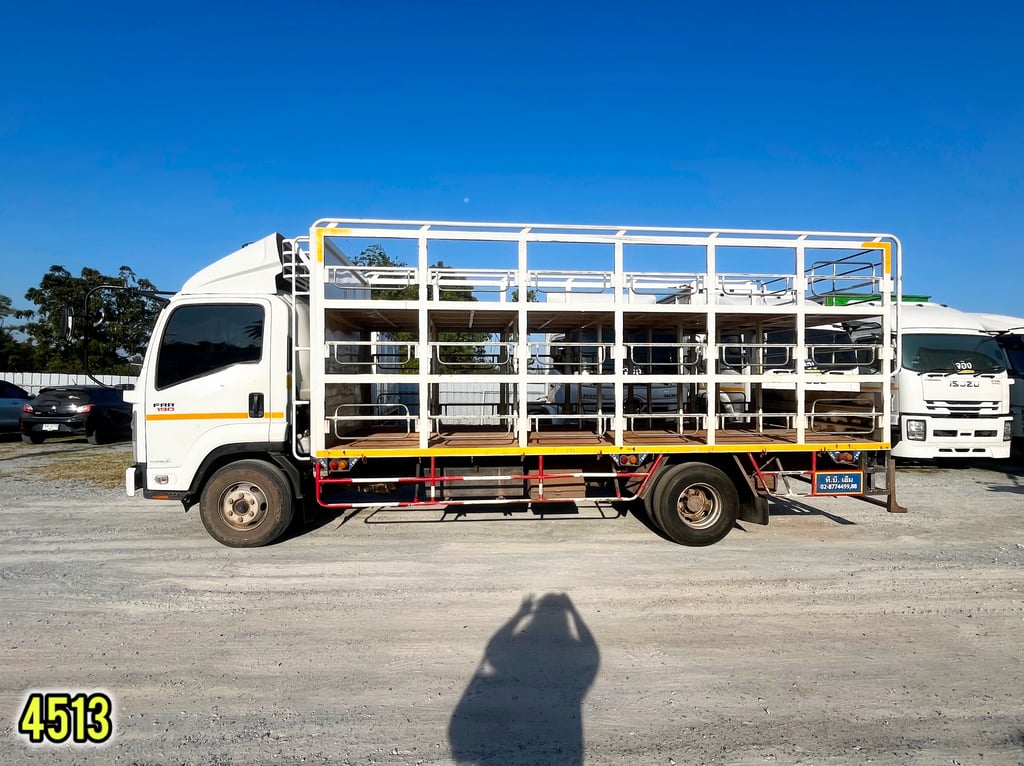 🇨🇷 หกล้อคอก ISUZU FRR 210 แรง ปี 2564  (4513)