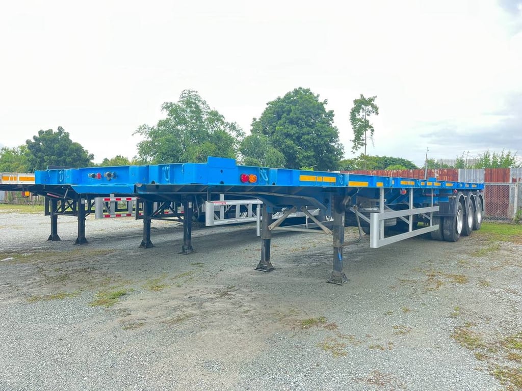 🦋 หางพื้นเรียบสามเพลา อู่CIMC ปี 2564 (8294) 🦋 หางพื้นเรียบสามเพลา อู่CIMC ปี 2564 (8294)