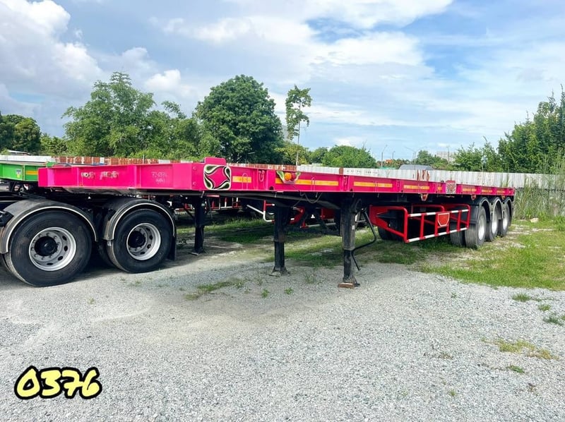 หางพื้นเรียบ สามเพลา อู่เดอะซัน ปี 2565 (0376) หางพื้นเรียบ สามเพลา อู่เดอะซัน ปี 2565 (0376)