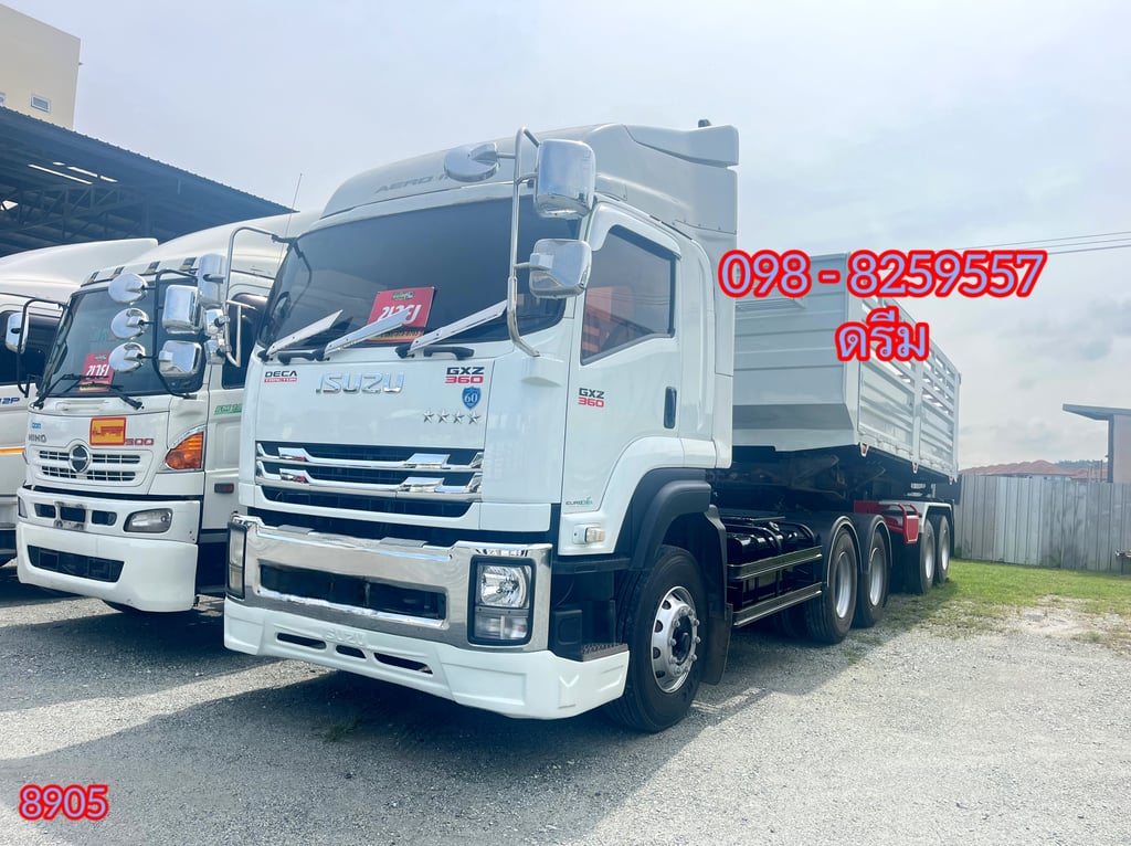 ‼️  สิบล้อหัวลาก ISUZU GXZ 360 แรง ปี 2560  (8905)