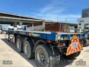 ✔️ หางพื้นเรียบ สามเพลา อู่ WAFA ปี 2566 (3053) ✔️ หางพื้นเรียบ สามเพลา อู่ WAFA ปี 2566 (3053)