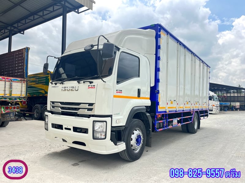 ‼️หกล้อตู้สิบบาน ISUZU  FTR 240 แรง  ปี 2566 (3438)