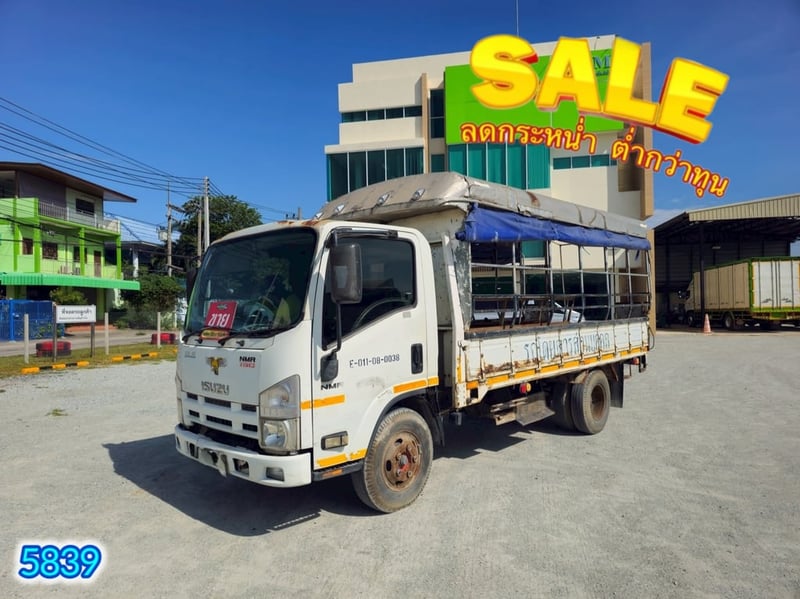 🔥 #โปรลดต่ำกว่าทุน 50,000 บาททันที ‼️ # หกล้อโดยสาร ISUZU NMR 130 แรง ปี 2551 (5839)