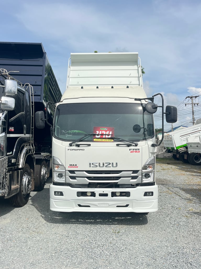 ISUZU FRR รถบรรทุก 6ล้อ ดั้มพ์ ปี2023 เลขไมล์น้อยกว่า 100,000 กม.