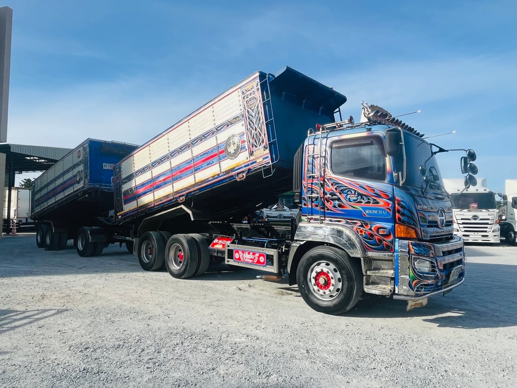 💥 ดั้มพ์พ่วง HINO VICTOR 500 (7824,7825)