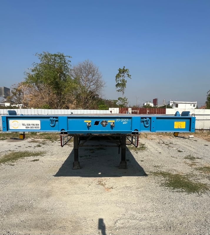 🇨🇷#หางพื้นเรียบ  สามเพลา  อู่ WAFA  ปี 2565 (8655)