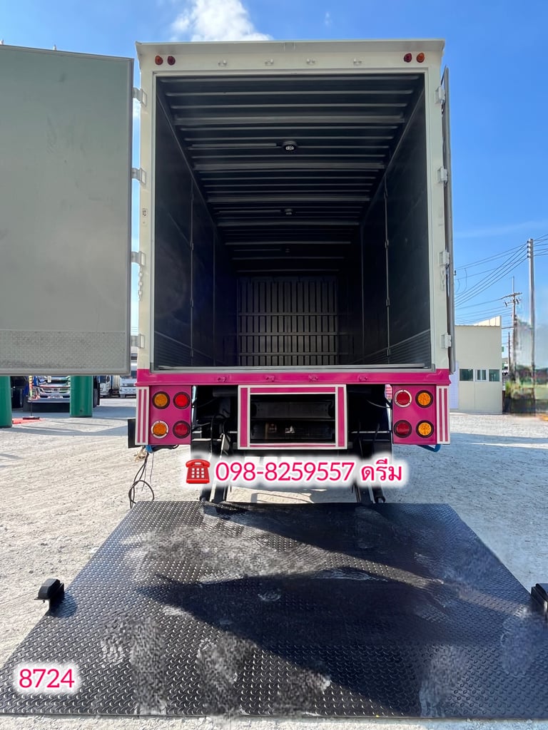 🔥 #หกล้อตู้สิบบานลิฟท์ท้าย  HINO FG8J 240 แรง ปี 2562 (8724)