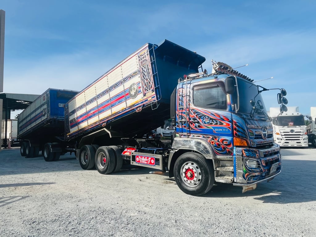 💥 ดั้มพ์พ่วง HINO VICTOR 500 (7824,7825)