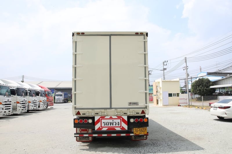 หางตู้ผ้าใบ สามเพลา อู่ สามมิตร ปี 2567 (5507)