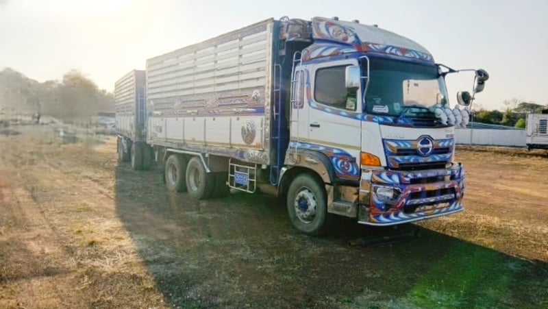 สิบล้อดั้มพ์เกษตรแม่ลูก HINO FM1A 344 แรงม้า ปี 2561 (3362,3363)