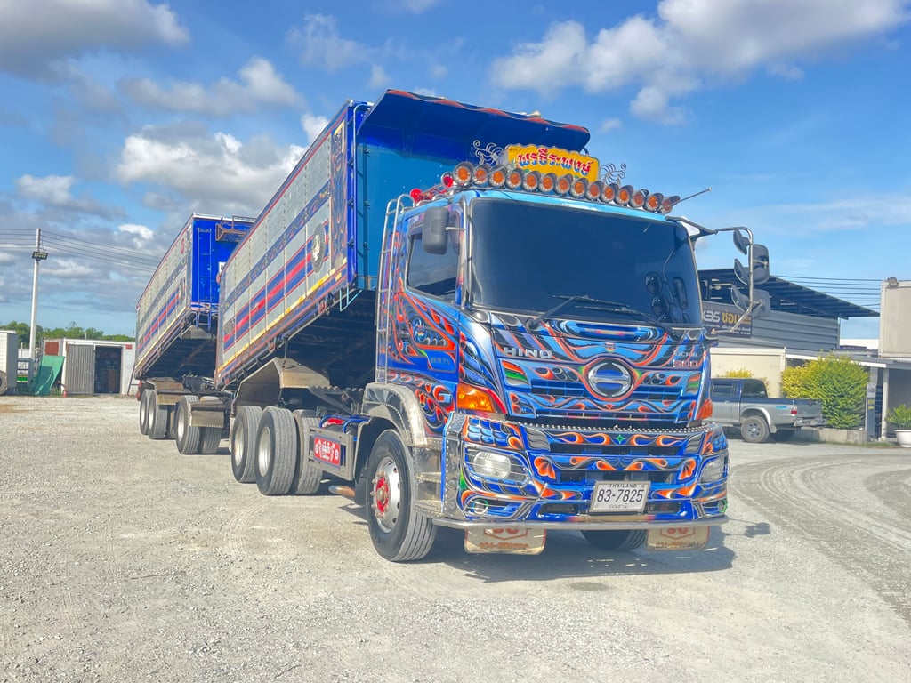 💥 ดั้มพ์พ่วง HINO VICTOR 500 (7824,7825)
