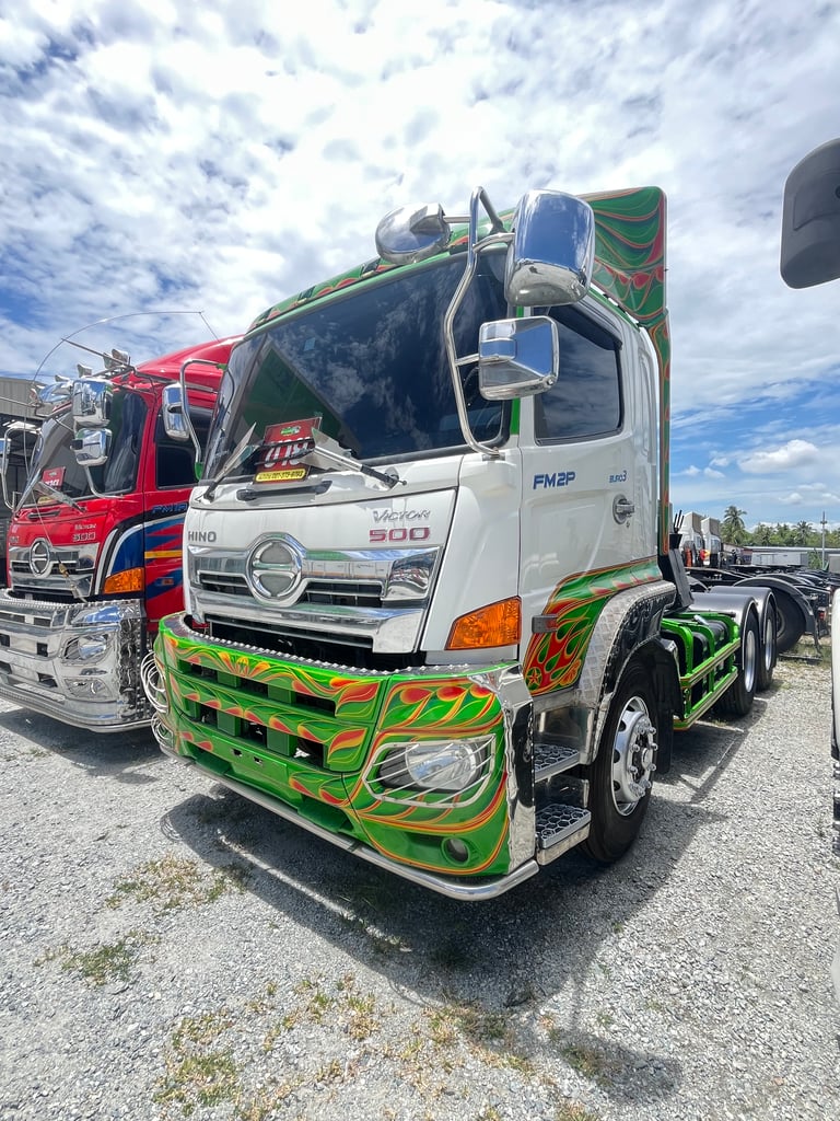 😎สิบล้อหัวลาก HINO FM2P 380 แรง ปี 2562  (7351)