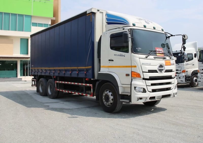 สิบล้อตู้ผ้าใบ HINO FL1A 344 แรง ปี 2567  (5506)