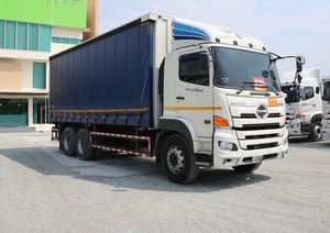 สิบล้อตู้ผ้าใบ HINO FL1A 344 แรง ปี 2567  (5506)