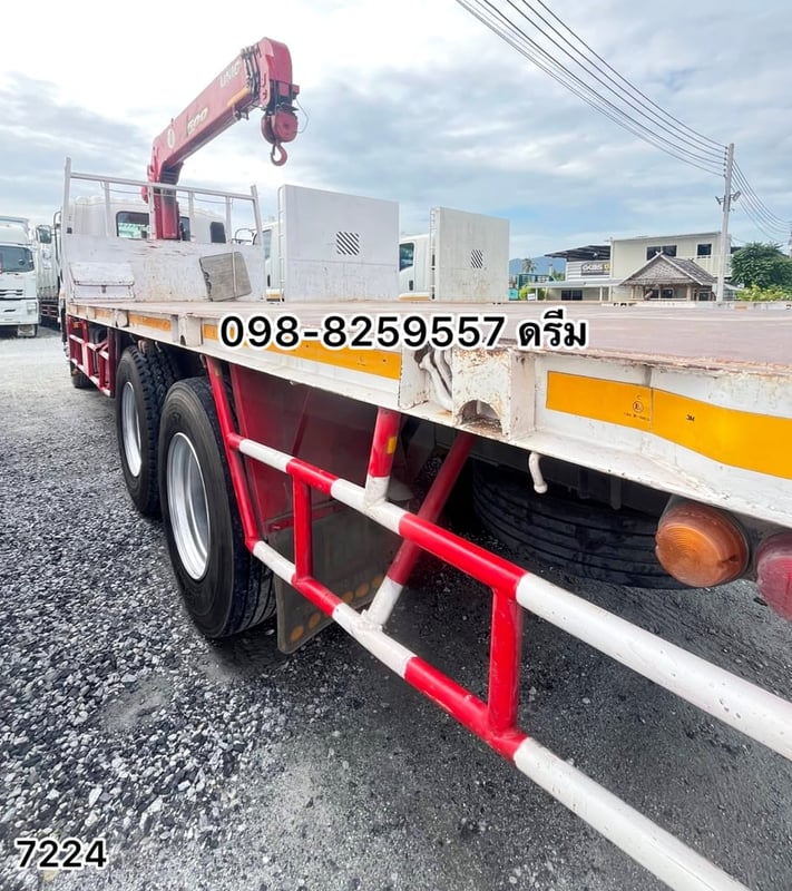 👉 หกล้อเครน ISUZU FTR  240 แรง ปี 2556 (7224)