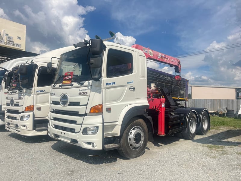 #สิบล้อเครน HINO FM1A 344 แรง ปี 2562  (0293)