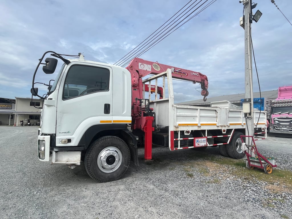 👉 หกล้อเครน ISUZU FTR  240 แรง ปี 2557  (0947)