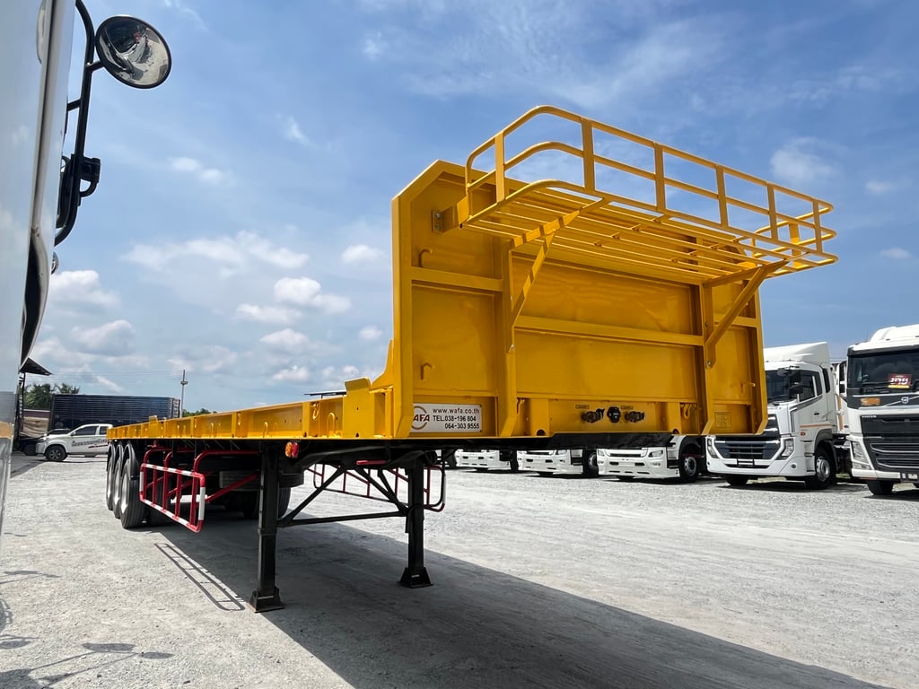 #หางพื้นเรียบ_สามเพลา อู่ WAFA  ปี 2563 (6112)