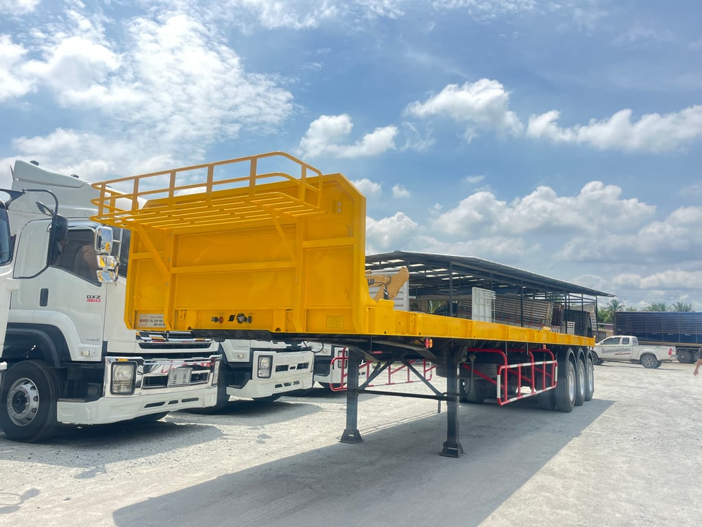 #หางพื้นเรียบ_สามเพลา อู่ WAFA ปี 2563 (6112) #หางพื้นเรียบ_สามเพลา อู่ WAFA ปี 2563 (6112)