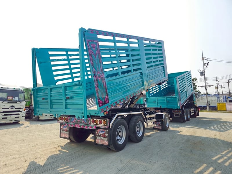 #สิบล้อดั้มพ์พ่วงแม่ลูก_ไมล์น้อย_ป้ายแดงมือเดียว (5392,5393)