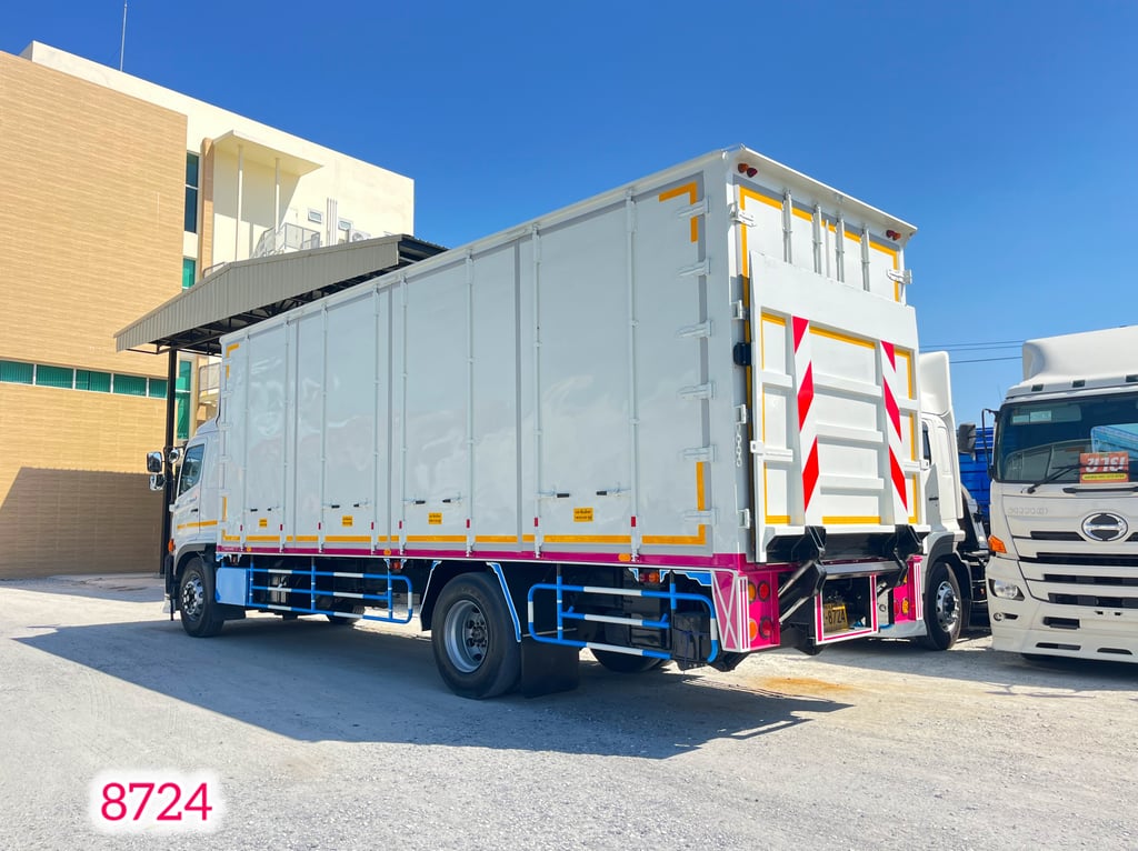 🔥 #หกล้อตู้สิบบานลิฟท์ท้าย  HINO FG8J 240 แรง ปี 2562 (8724)