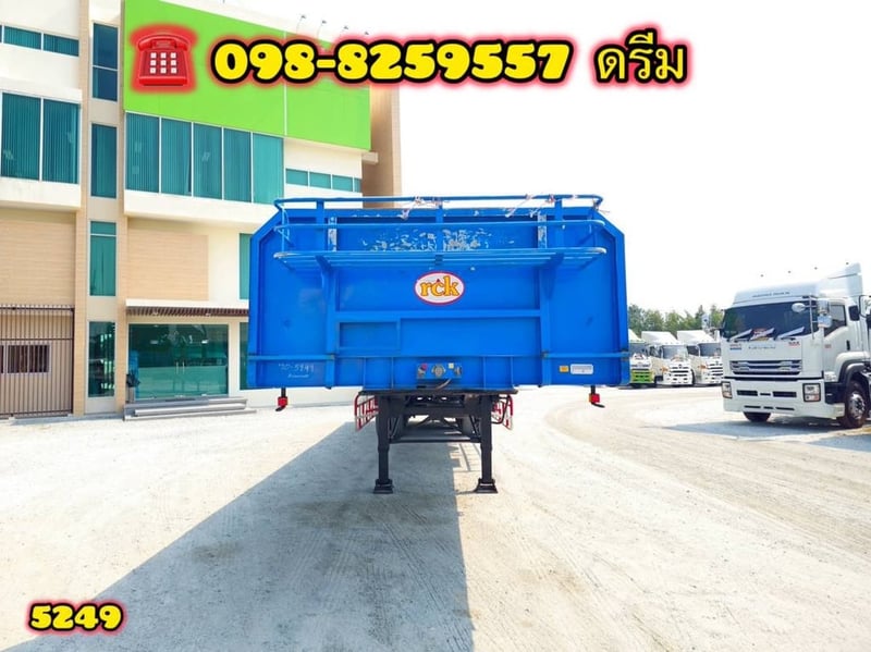 🇨🇷 หางพื้นเรียบ สามเพลา อู่ RCK ปี 2565 (5249)