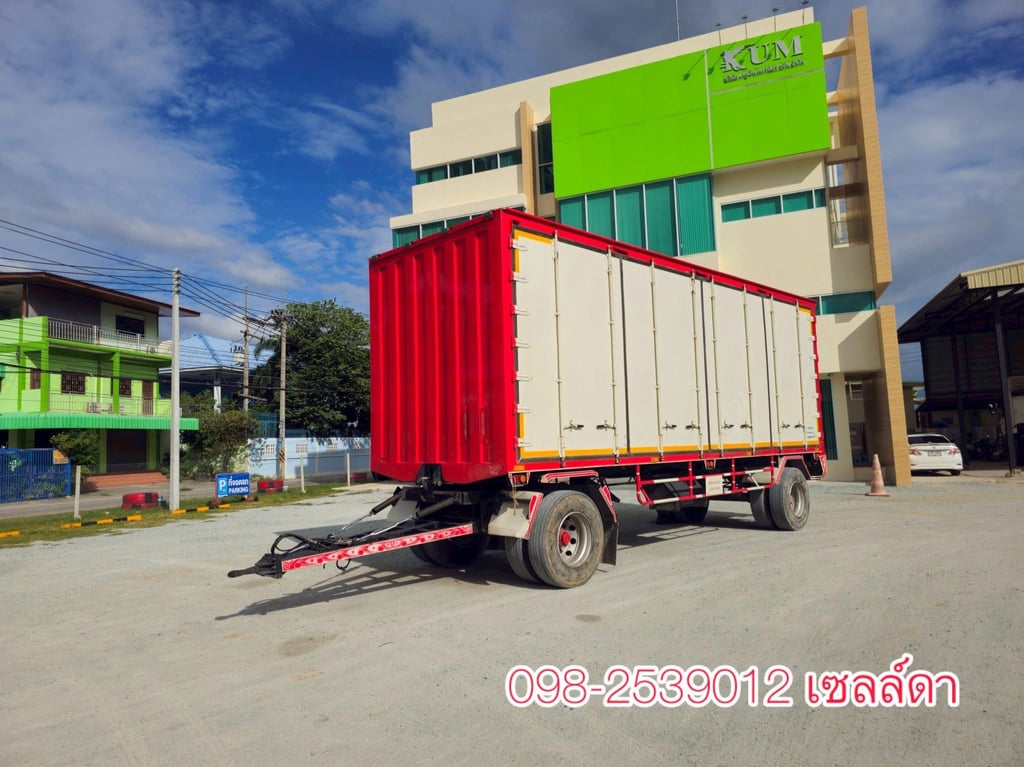 หางพ่วงตู้สิบบาน สองเพลา อู่ ปิติ ปี 2565 (3634)