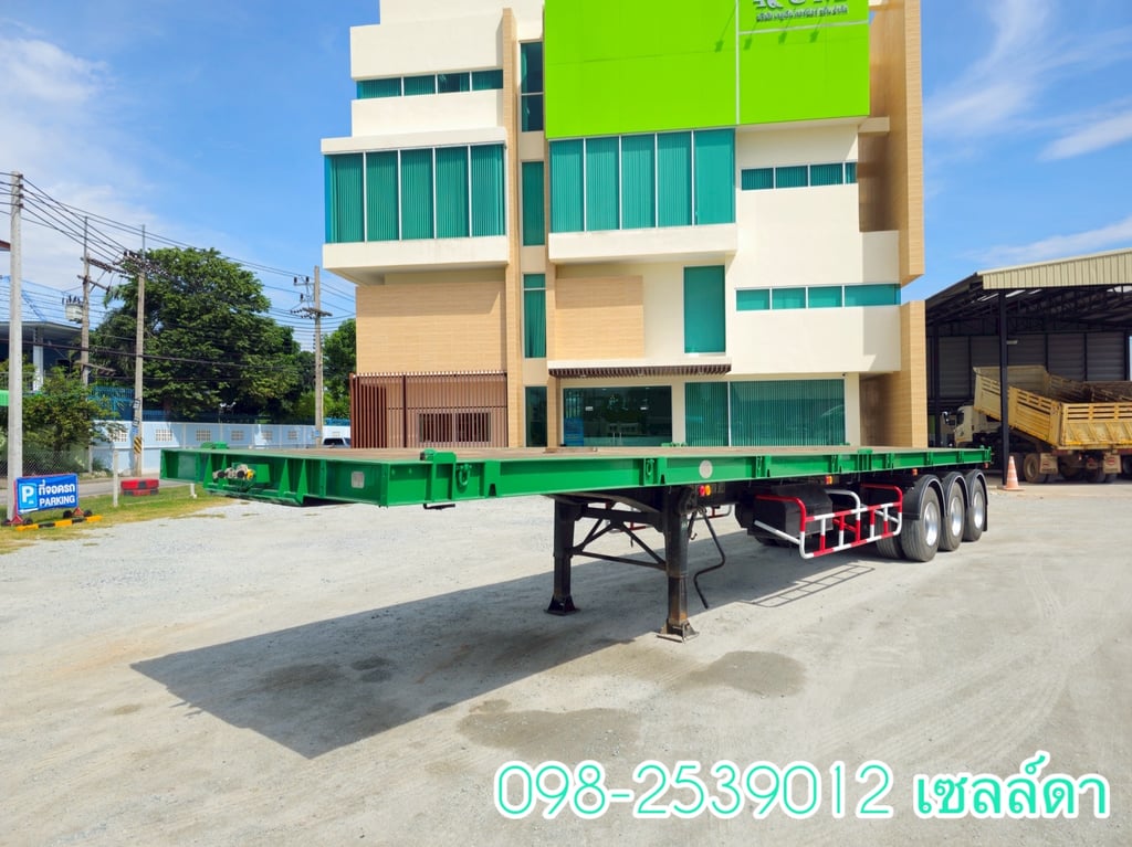 👉หางพื้นเรียบ สามเพลา อู่ RCK ปี 2560 (6737) 👉หางพื้นเรียบ สามเพลา อู่ RCK ปี 2560 (6737)