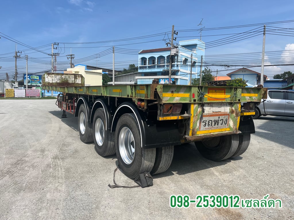 หางพื้นเรียบ สามเพลา อู่ BPT ปี 2558(7339)