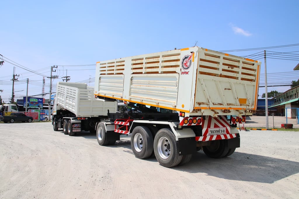 สิบล้อดั้มพ์ HINO FM1A 344 แรง ปี 2566 (1506)