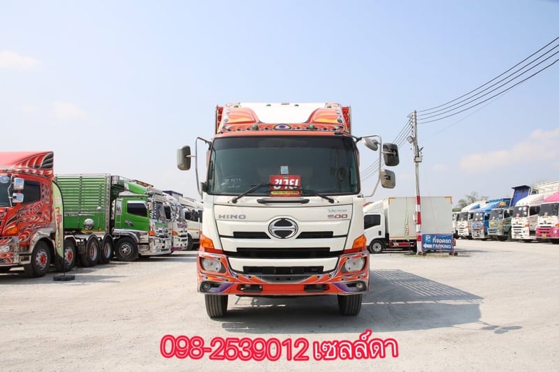 🍊สิบล้อคอก Hino FL8J 260 ปี59(2895)