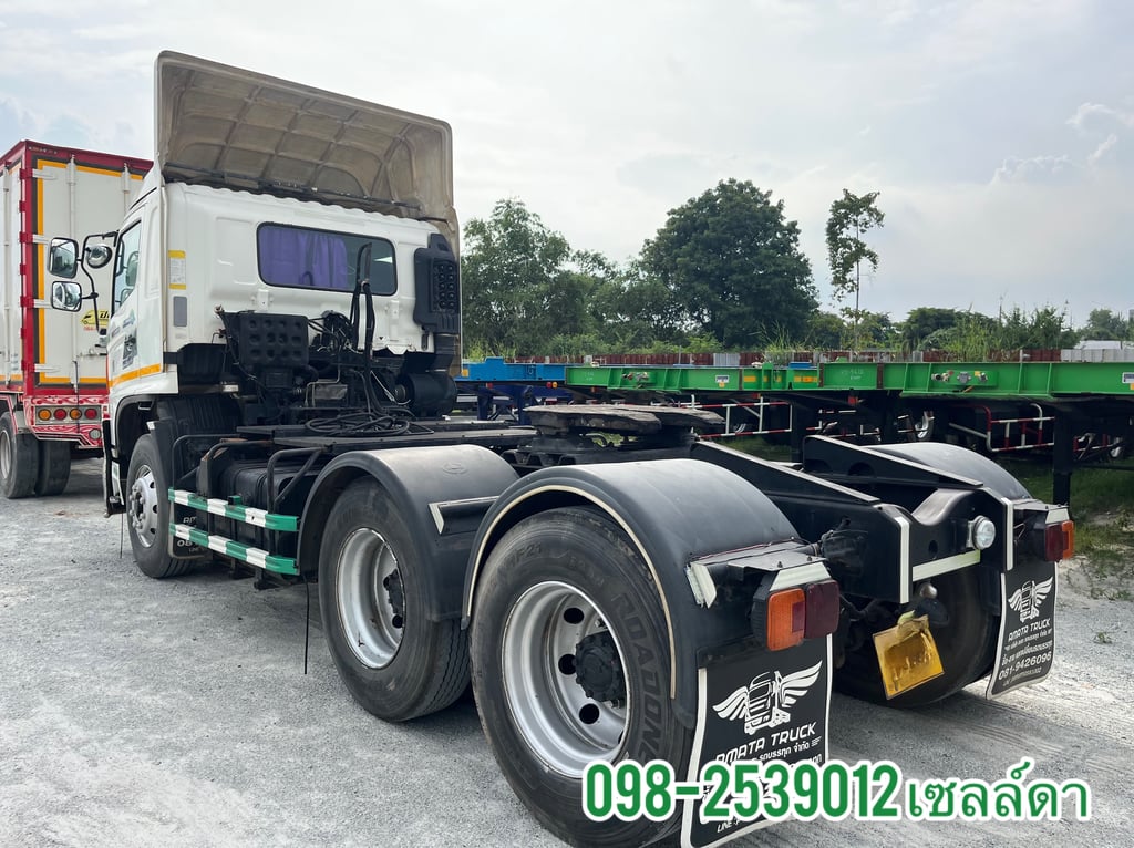 👉สิบล้อหัวลาก  HINO FM1A 344 แรง ปี 2556(3339)