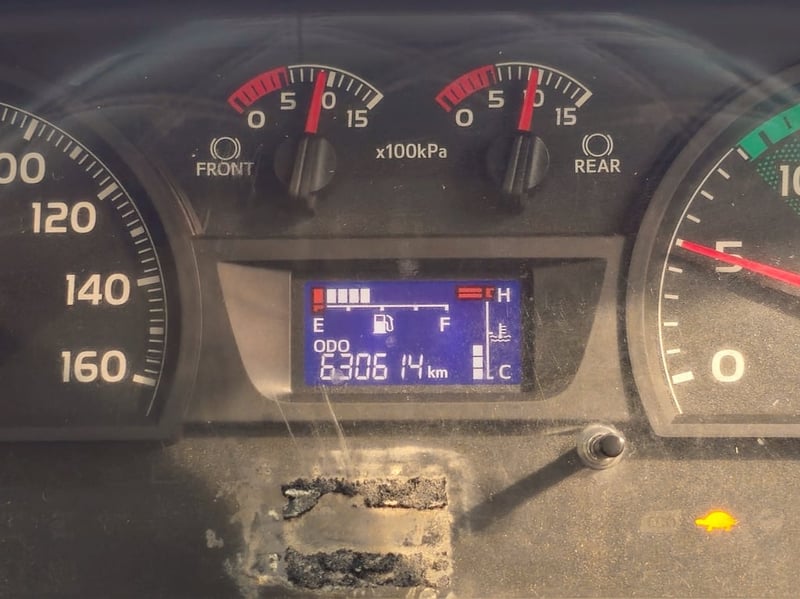 💥ฟรียางใหม่ 10เส้น 💥ฟรีเก็บงานสวยให้ สิบล้อหัวลาก HINO FM1A 344 แรง ปี62(9739)