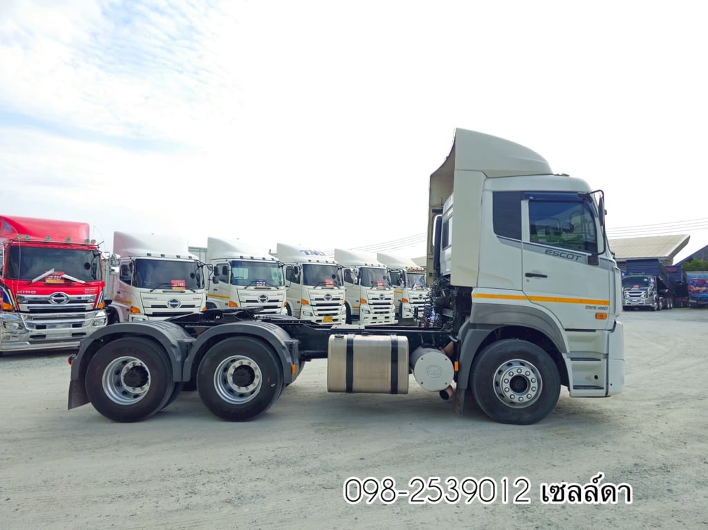 🔥รถสวยราคาดี  หัวลาก2 เพลา ฟรียางใหม่ 10 เส้น สิบล้อหัวลาก (7079)