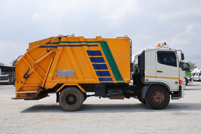 🌟รถหกล้อบรรทุกขยะ  HINO FG8J 240 แรง ปี 2566 (4039)