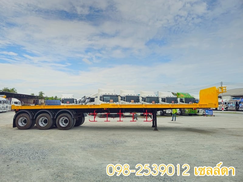 หางพื้นเรียบ สามเพลา  อู่ WAFA  ปี 2563(6112)