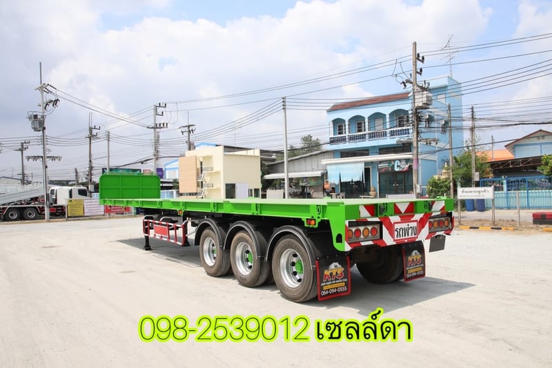 👉 หางพื้นเรียบ สามเพลา อู่ ST ปี 2558 (8932)