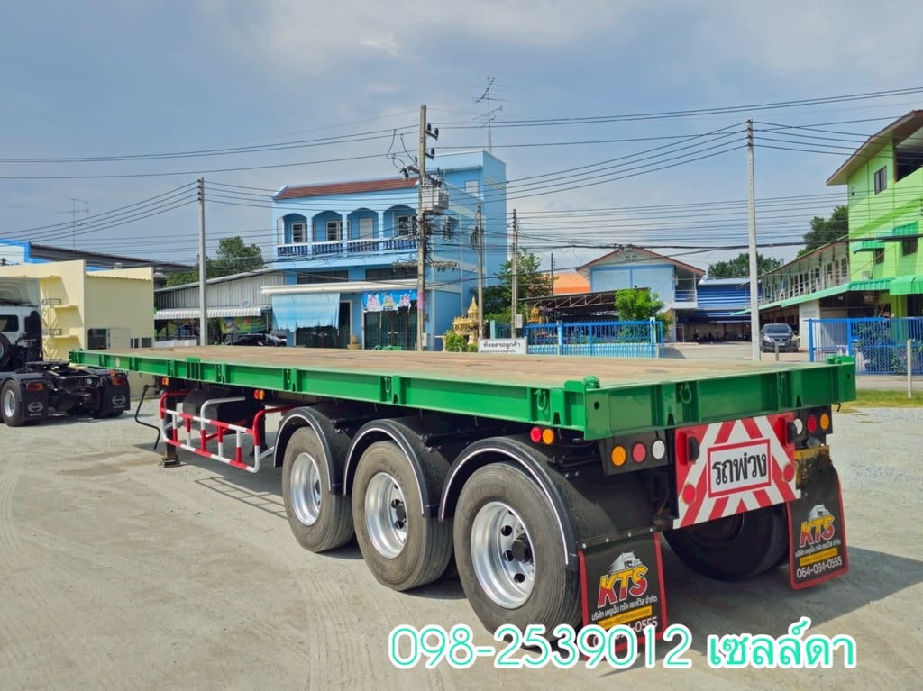 👉หางพื้นเรียบ สามเพลา อู่ RCK ปี 2560 (6737) 👉หางพื้นเรียบ สามเพลา อู่ RCK ปี 2560 (6737)